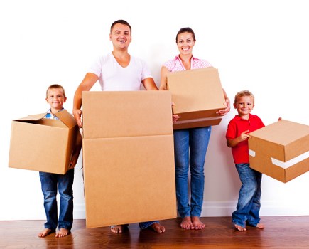 People organising flat removals in Fitzrovia in a central London apartment