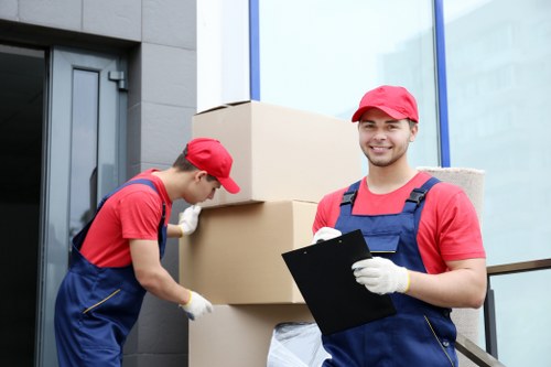 Man and van service moving items in Fitzrovia street