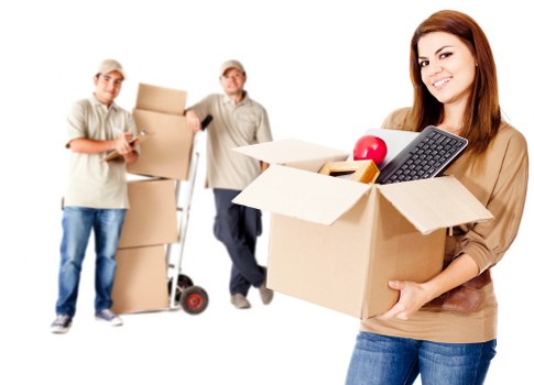 Loading furniture for a move in central London Fitzrovia