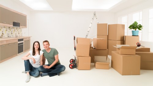 Furniture handling and loading for an office move in Fitzrovia